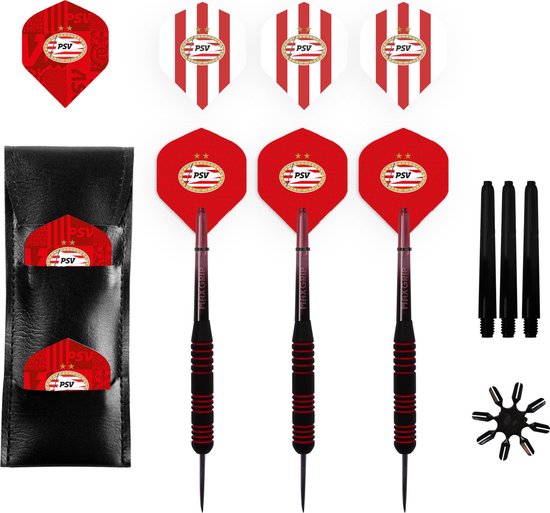 PSV Brass Darts Set - Dartpijlen - Darts 23 gram van PSV