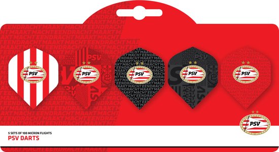PSV Dart Flights - Multipack - 5 Sets - 15 Stuks - Darts Flights - Cadeau van PSV