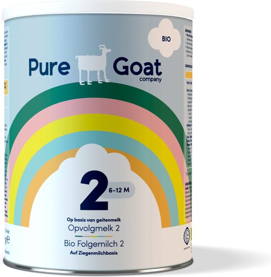 Pure Goat Geitenmelk 2 Opvolgmelk 400 gr van Pure
