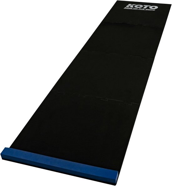 Puzzle Dartmat voor Darts - Vloerbescherming met Oche en 4 Losse Tegels van Merkloos