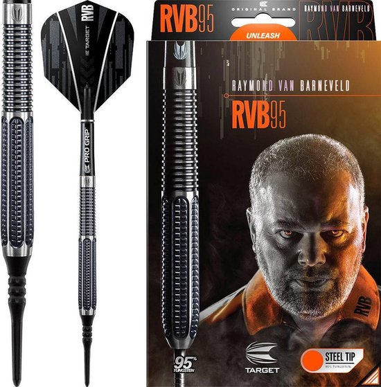 Raymond van Barneveld RVB 95% Soft Tip - Dartpijlen - 17 Gram van Target
