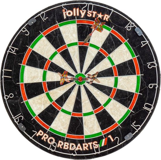 RB Darts Dartboard Pro - professioneel dartsbord - 451x38mm - Sisal van RB Darts