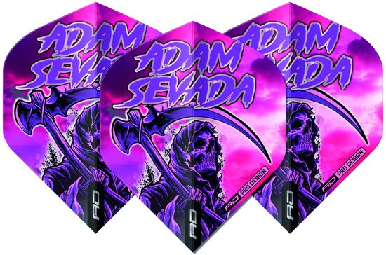 Red Dragon Adam Sevada Hardcore - Dart Flights van Merkloos