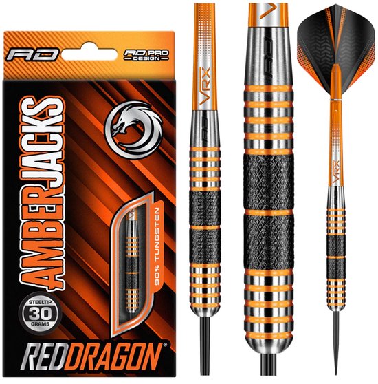 Red Dragon Amberjack 11 90% - Dartpijlen
