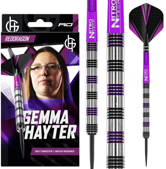 Red Dragon Gemma Hayter 90% - Dartpijlen van Merkloos