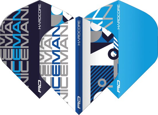 RED DRAGON - Gerwen Price Iceman Selectiepakket Blauw - 3 set per pakket (9 vluchten in totaal) van Red Dragon
