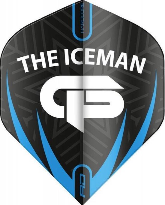 Red Dragon Gerwyn Price Black White & Grey Logo - Dart Flights van Red Dragon