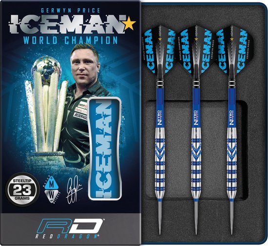RED DRAGON - Gerwyn Price Originals: Steeltip Tungsten Dartpijlen Professioneel - 23 gram van Merkloos