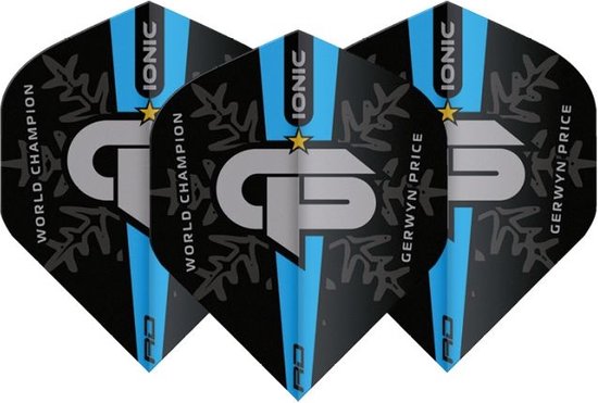 Red Dragon Gerwyn Price WC2021 Blue Logo Edition - Dart Flights van Red Dragon