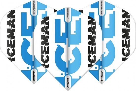 Red Dragon Gerwyn Price White & Blue Logo - Dart Flights van Red Dragon