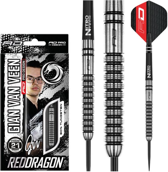 Red Dragon Gian van Veen 90% - Dartpijlen van Merkloos