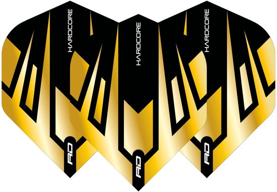 Red Dragon Hardcore Premium Gold & Black Tribal - Dart Flights van Red Dragon