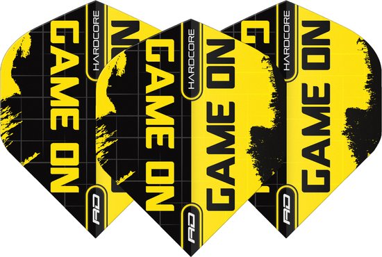 Red Dragon Hardcore Radical Game On - Dart Flights van Merkloos