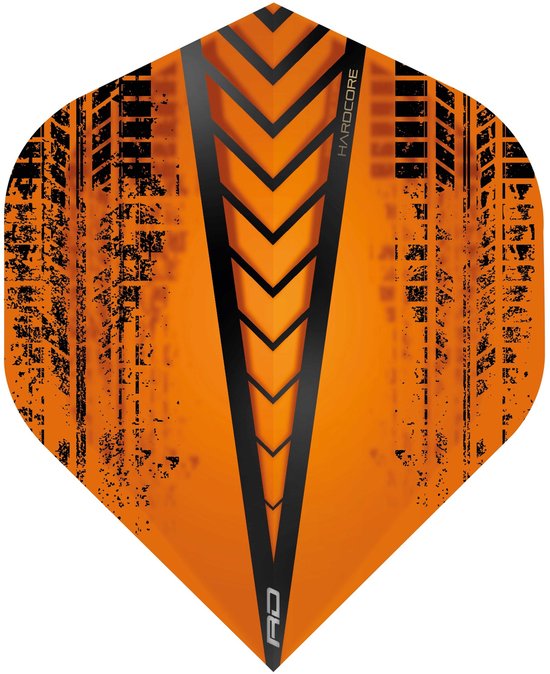 Red Dragon Hardcore Radical Orange - Dart Flights van Merkloos