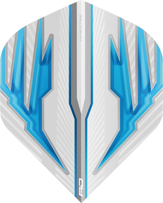 Red Dragon Hardcore Radical White & Blue - Dart Flights van Red Dragon