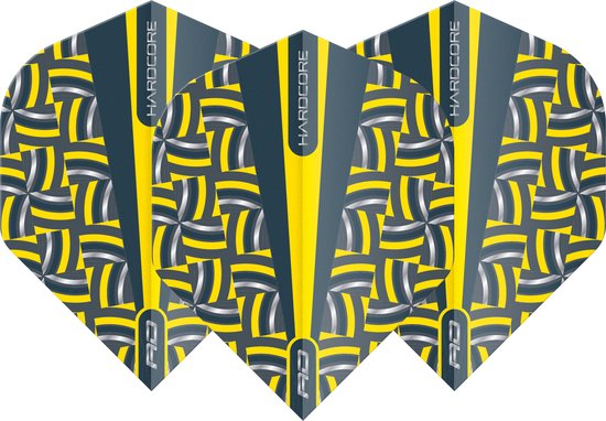 Red Dragon Hardcore Radical Yellow Rope - Dart Flights