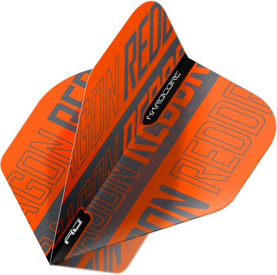 Red Dragon Hardcore XT Orange & Black Print - Dart Flights van Red Dragon