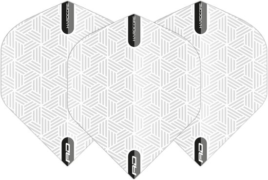 Red Dragon Hardcore XT White - Dart Flights van Merkloos