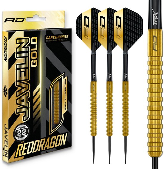 Red Dragon Javelin Gold 85% Dartshopper Exclusives - Dartpijlen