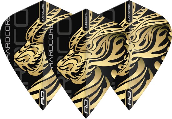 Red Dragon Jonny Clayton Hardcore Dragon Gold Kite - Dart Flights van Red Dragon