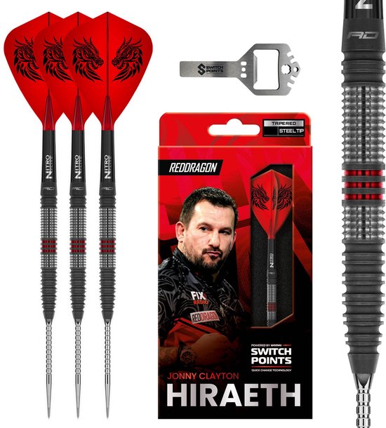 Red Dragon Jonny Clayton Hiraeth Switch Point 90% - Dartpijlen van Red Dragon