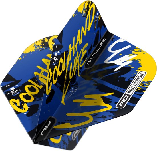 Red Dragon Luke Humphries Graffiti Blue Hardcore Standard - Dart Flights van Red Dragon