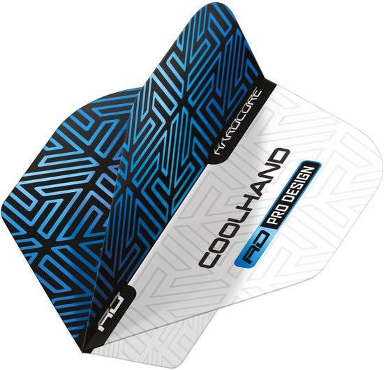Red Dragon Luke Humphries Hardcore Blue White - Dart Flights van Merkloos