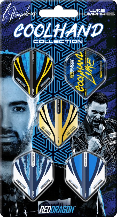 Red Dragon Luke Humphries Hardcore Flight Collection - Dart Flights van Red Dragon