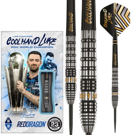 Red Dragon Luke Humphries Prestige 90% - Dartpijlen 23 Gram van Red Dragon