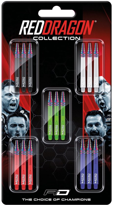 Red Dragon Nitro Ionic Shaft Collection - Dart Shafts van Red Dragon