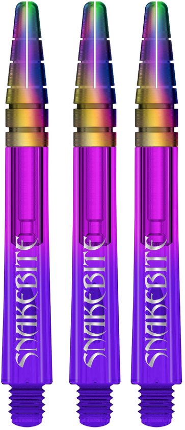 Red Dragon Nitrotech Ionic Snakebite Purple Dipped - Dart Shafts Short van Red Dragon