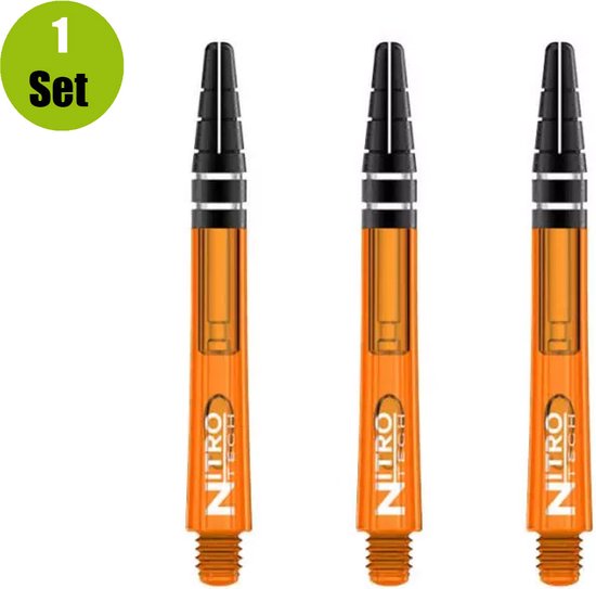 Red Dragon Nitrotech Orange - Dart Shafts van Merkloos
