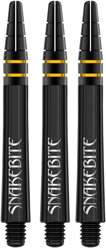Red Dragon Nitrotech Snakebite Black/Gold - Dart Shafts van Merkloos