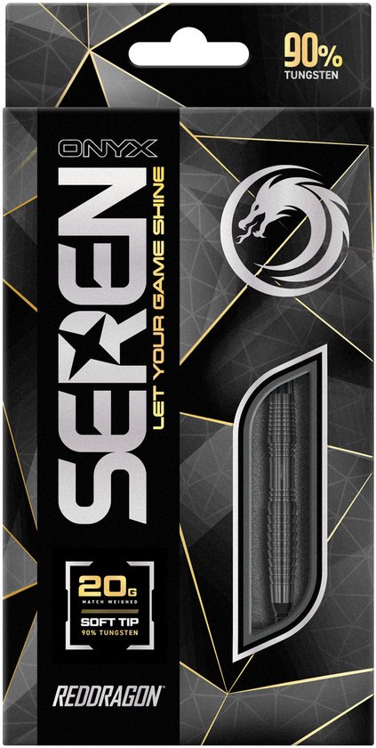 Red Dragon Onyx 3 90% - Soft Tip Darts van Merkloos