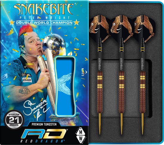 Red Dragon Peter Wright Copper Fusion 90% - Dartpijlen