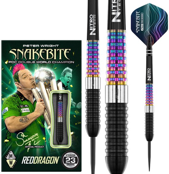 Red Dragon Peter Wright Corra 90% - Dartpijlen 23 Gram van Red Dragon