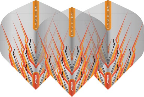 Red Dragon Peter Wright Hardcore Mohawk Orange - Dart Flights