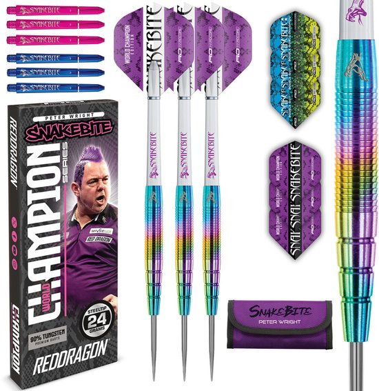 Red Dragon Peter Wright Snakebite Champion Series 90% Dartshopper Exclusives - Dartpijlen van Red Dragon