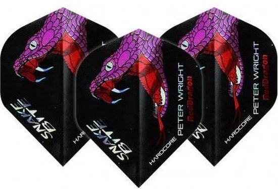 Red Dragon Peter Wright Snakebite Holographic - Dart Flights van Red Dragon