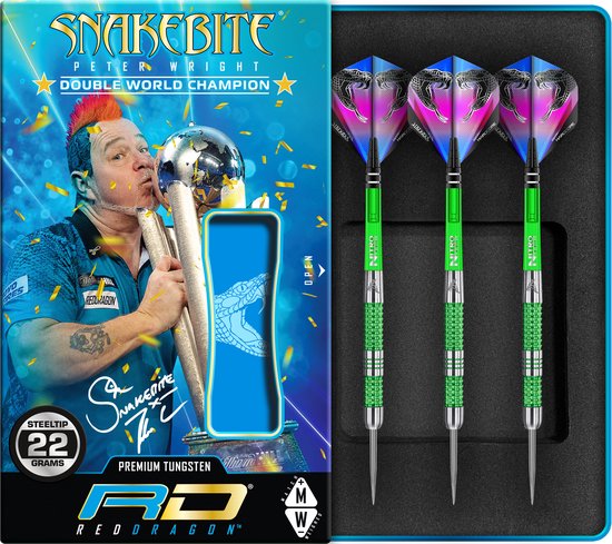 Red Dragon Peter Wright Snakebite Mamba 90% - Dartpijlen van Red Dragon