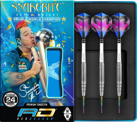 Red Dragon Peter Wright Snakebite PL15 90% - Dartpijlen