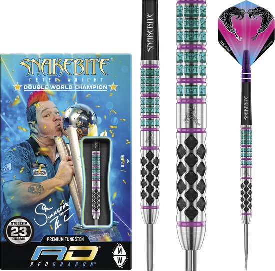 Red Dragon Peter Wright Supa Venom 90% - Dartpijlen