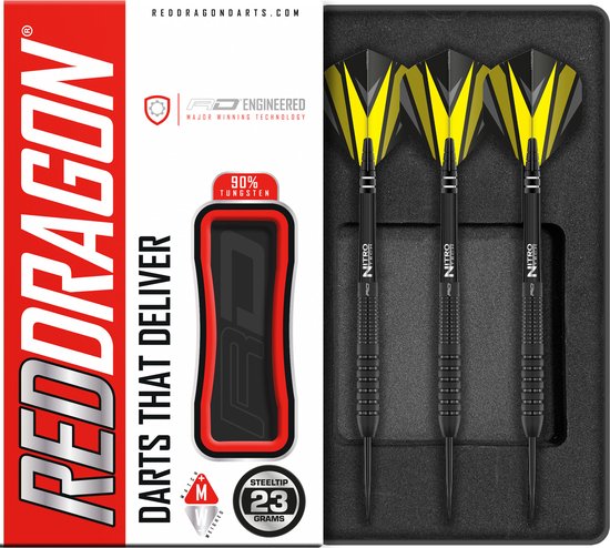 RED DRAGON - Phantom: Steeltip Tungsten Dartpijlen Professioneel - 23 gram van Red Dragon
