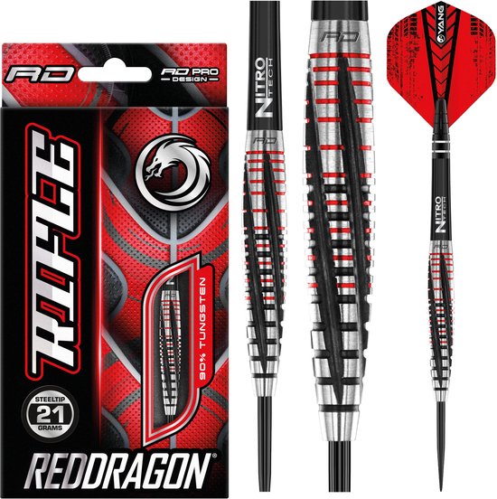Red Dragon Rifle 90% - Dartpijlen 21 Gram van Red Dragon