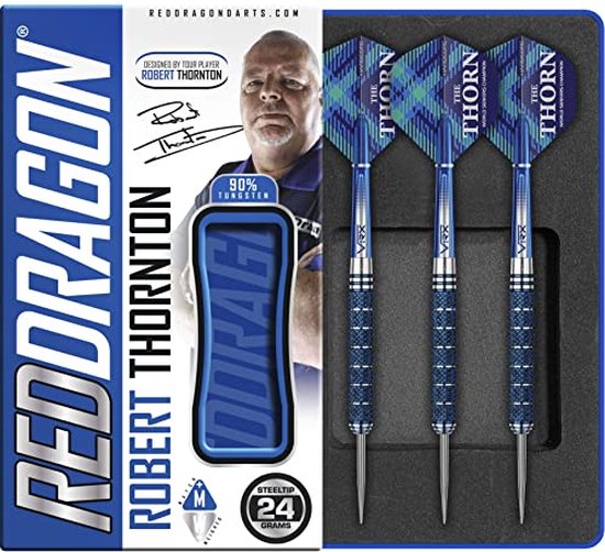 Red Dragon Robert Thornton Seniors World Champion Cobalt SE 95% - Dartpijlen van Red Dragon