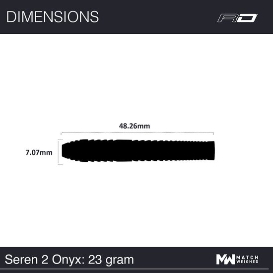 Red Dragon Seren Onyx 2 90% - Dartpijlen van Red Dragon