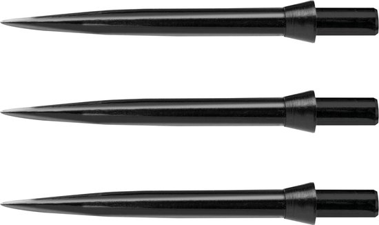 RED DRAGON - Specialist Darts Points Trident Points Zwart Standaard 32 mm met zwarte drietanden - 1 set per verpakking van Red Dragon