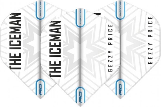 RedDragon Gerwyn Price Hardcore Dartflights - Wit van Reddragon