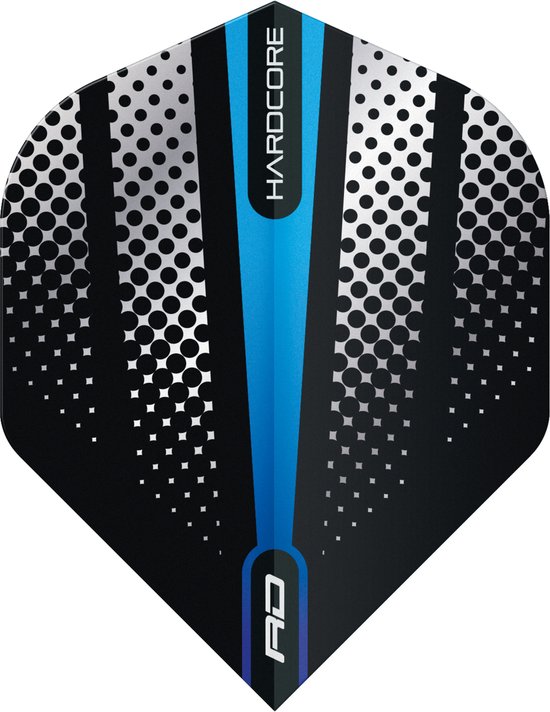 RedDragon Hardcore Flash Dartflights - Blauw van Reddragon