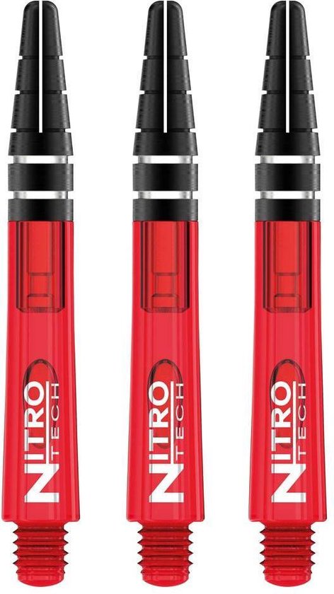 RedDragon Nitrotech DartShafts - Rood - Medium - () van Reddragon